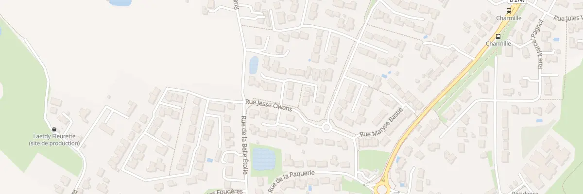 Plan du 2 Rue suzanne lenglen à Aubigny-Les Clouzeaux