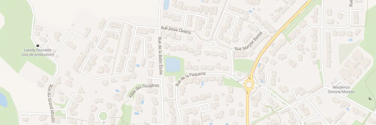 Plan du 23 Rue de la paquerie à Aubigny-Les Clouzeaux