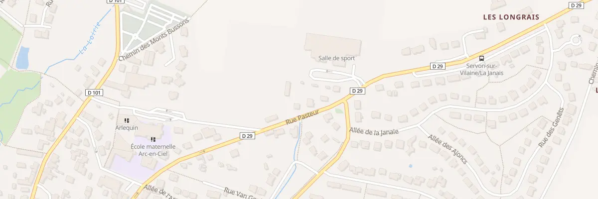 Plan du 21B Rue Pasteur à Servon-sur-Vilaine