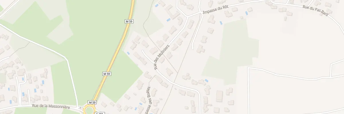 Plan du 18 Rue des Moliniers à Vertou
