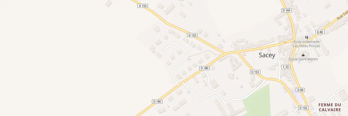 Plan du 3 La Rue Croix Hallais à Sacey