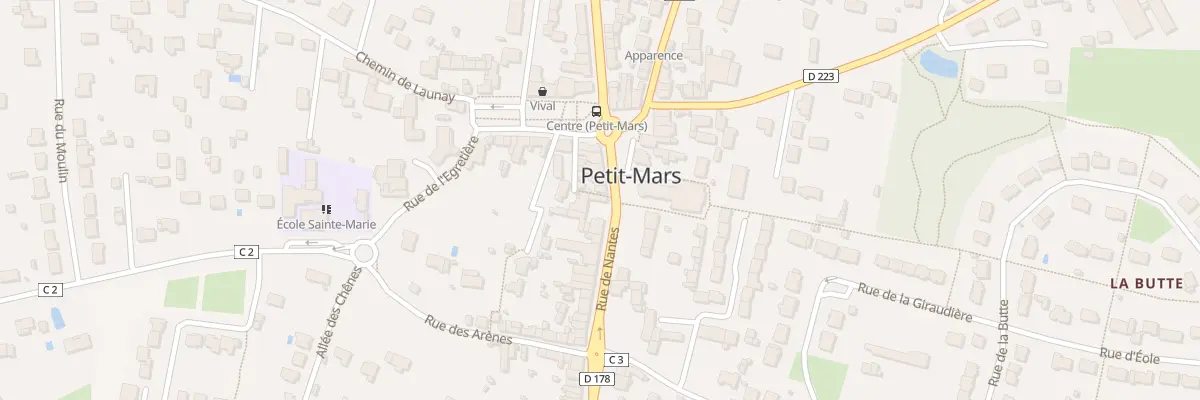 Plan du 2 Rue de Nantes à Petit-Mars