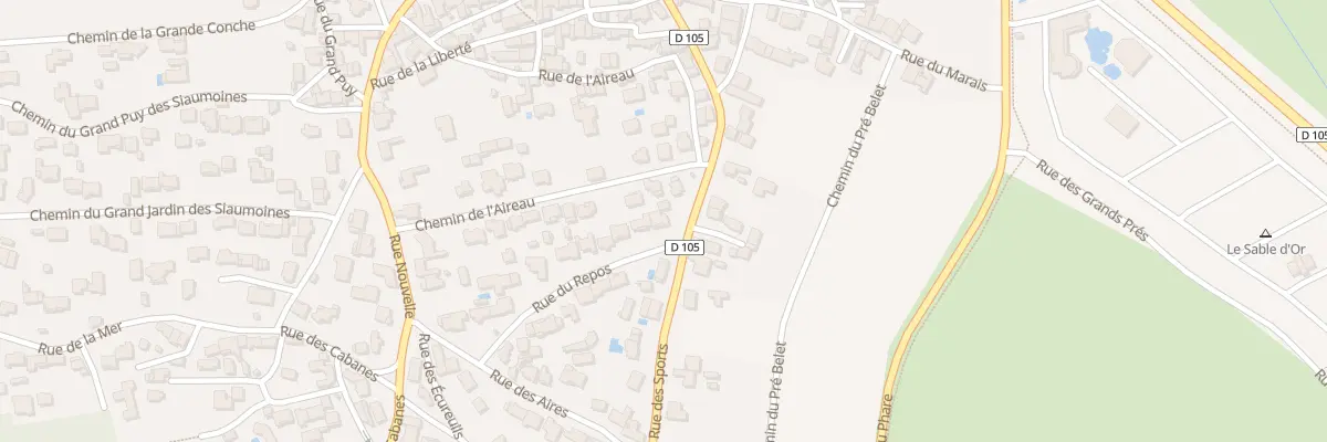 Plan du 2 Rue du repos à La Tranche-sur-Mer