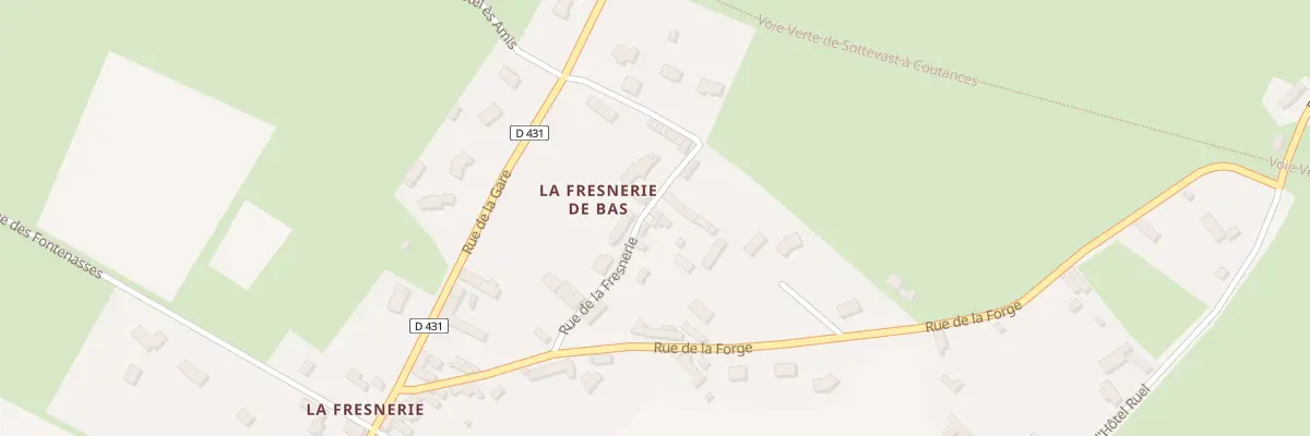 Plan du 6 Rue de la Fresnerie à Millières