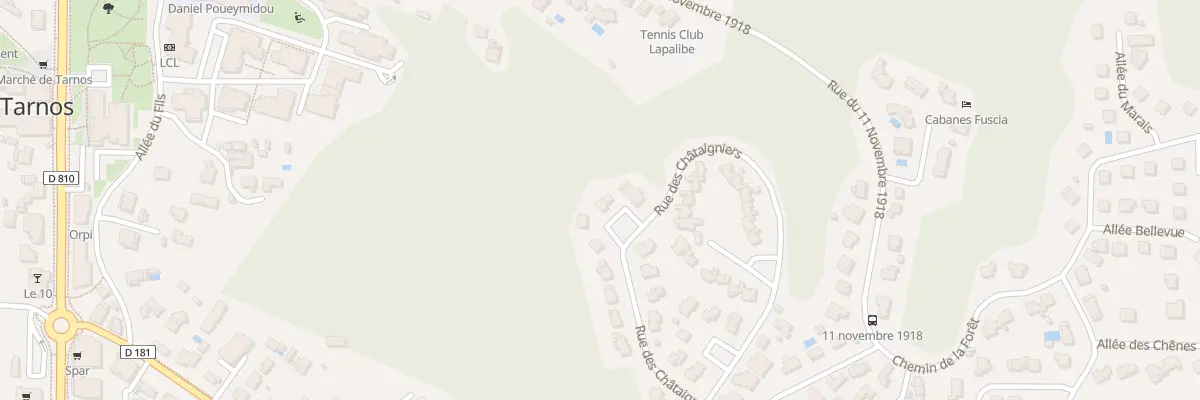 Plan du 39 Rue des Châtaigniers à Tarnos