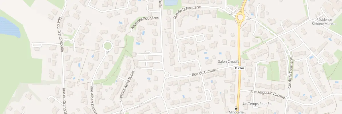 Plan du 9 Rue de la paquerie à Aubigny-Les Clouzeaux