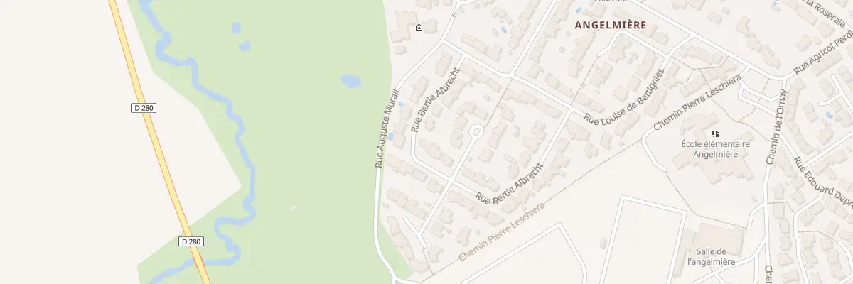 Plan du 29 Rue bertie albrecht à La Roche-sur-Yon