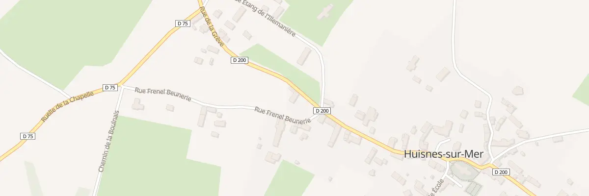 Plan du 1 Rue de la Grève à Huisnes-sur-Mer