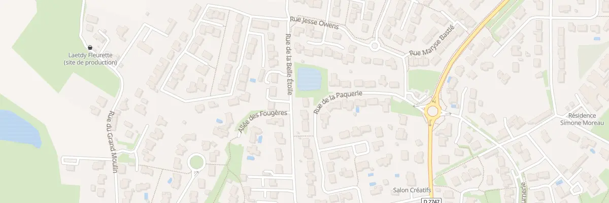 Plan du 21 Rue de la paquerie à Aubigny-Les Clouzeaux