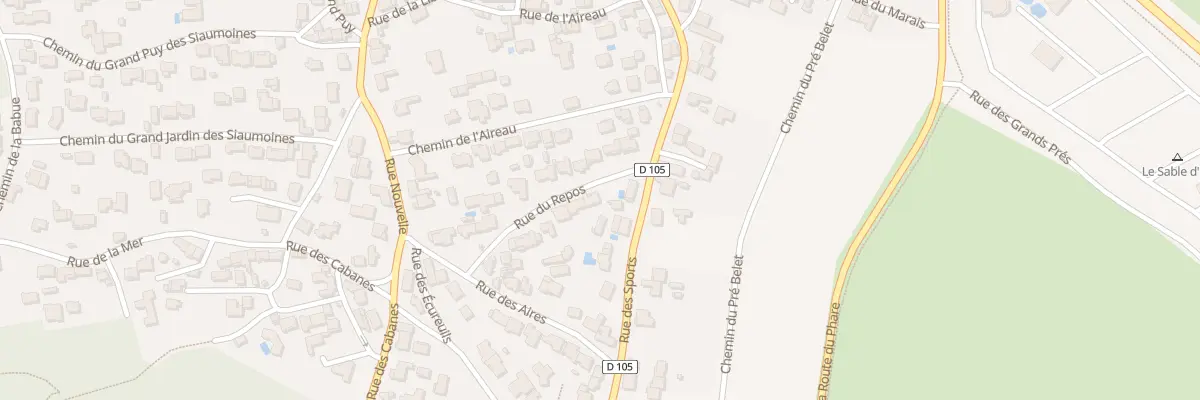 Plan du 1 Rue du repos à La Tranche-sur-Mer