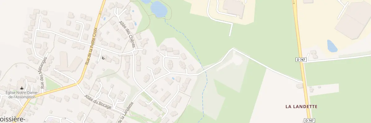 Plan du 8 Imp des ROSEAUX à La Boissière-des-Landes