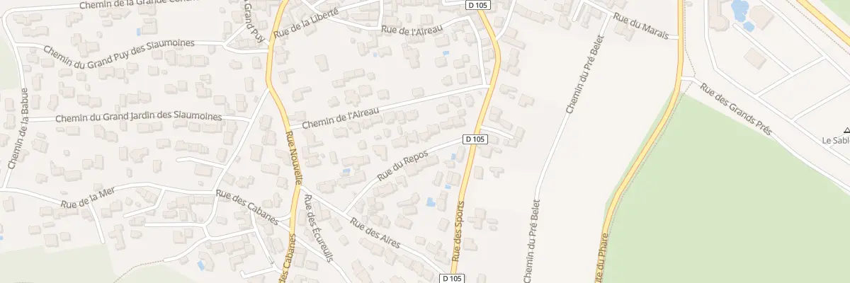 Plan du 4B Rue du repos à La Tranche-sur-Mer