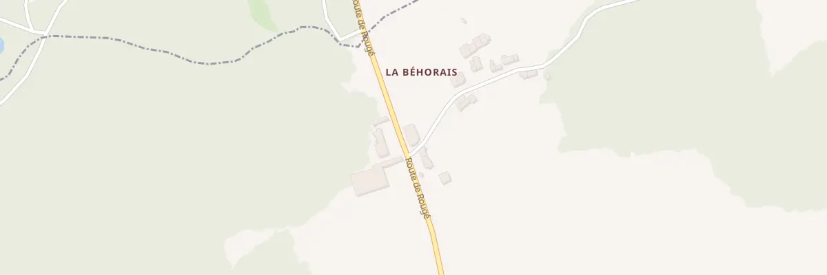 Plan du 5848 La Behorais à Rougé