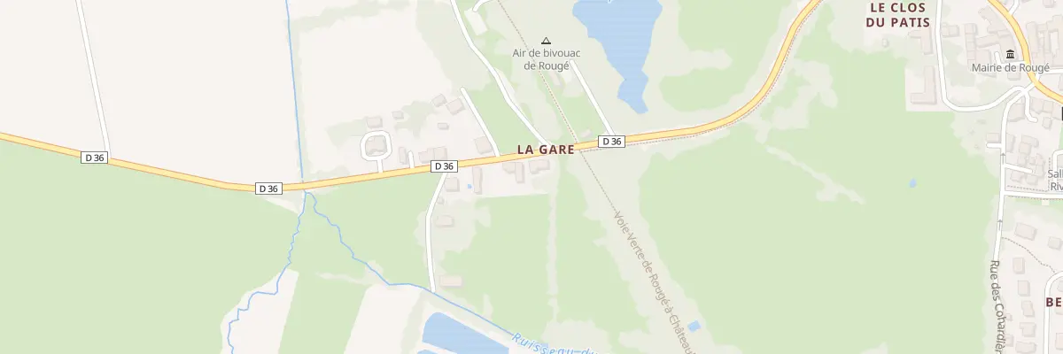 Plan du 5747 La Gare à Rougé