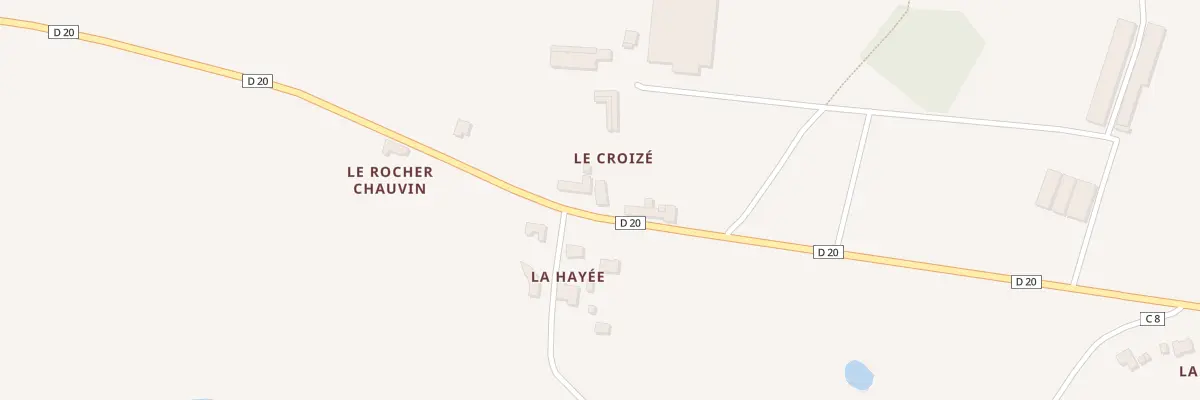 Plan du 4 Le Croize à Saint-Christophe-de-Valains