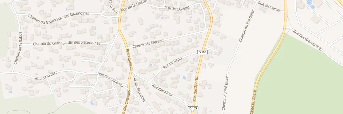Plan du 8 Rue du repos à La Tranche-sur-Mer