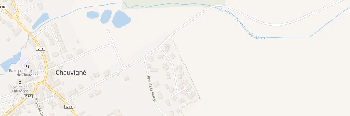 Plan du 4 Lot les Grandes Ballues à Chauvigné