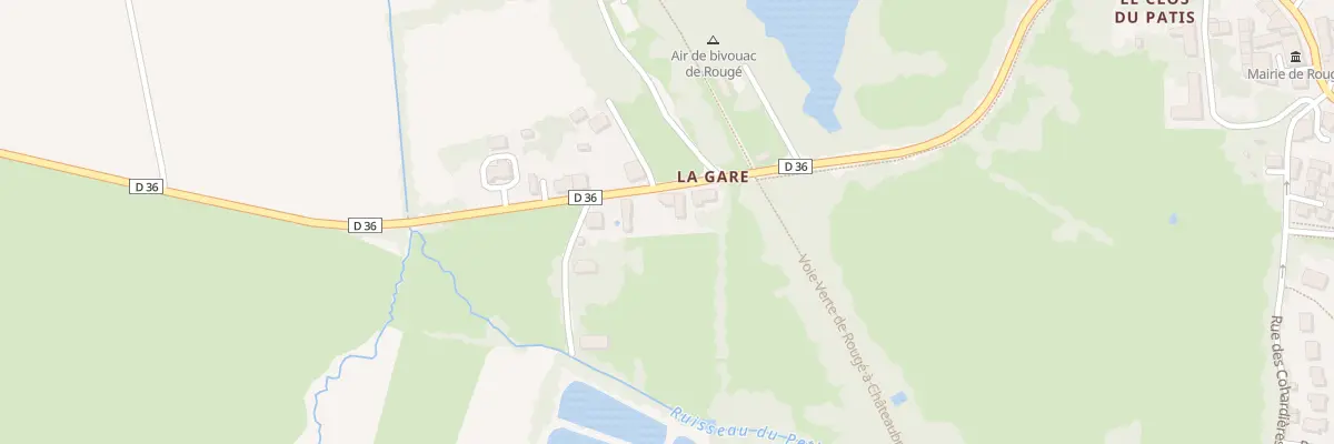 Plan du 5746 La Gare à Rougé