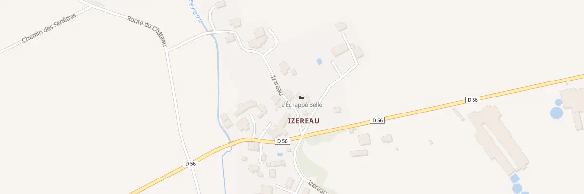 Plan du 56A Izereau à Montréverd