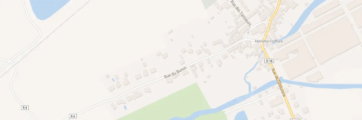 Plan du 28 Rue du Buron à Issé