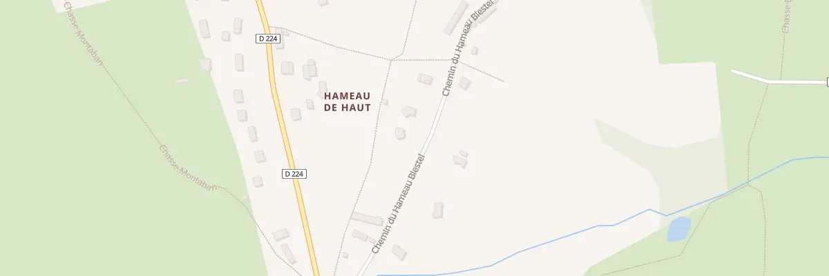 Plan du 3 Che du Hameau Blestel à Tamerville