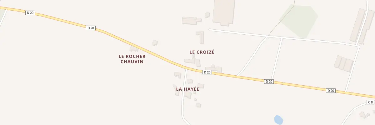 Plan du 6 Le Croize à Saint-Christophe-de-Valains