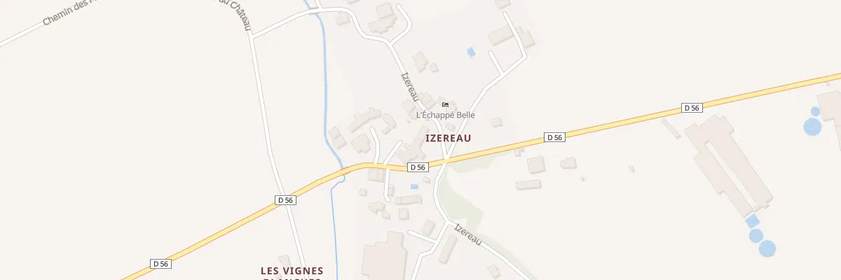 Plan du 13 Izereau à Montréverd