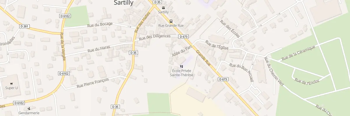 Plan du 9001 All du Parc - Sartilly à Sartilly-Baie-Bocage