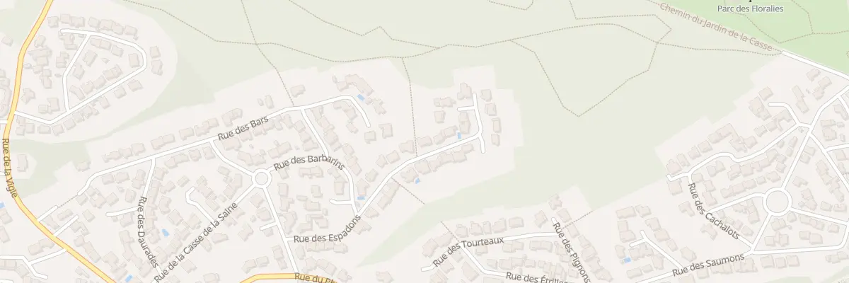 Plan du 18 Rue des espadons à La Tranche-sur-Mer