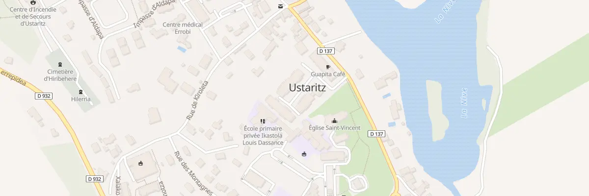 Plan du 233 Rue Hiribehere à Ustaritz