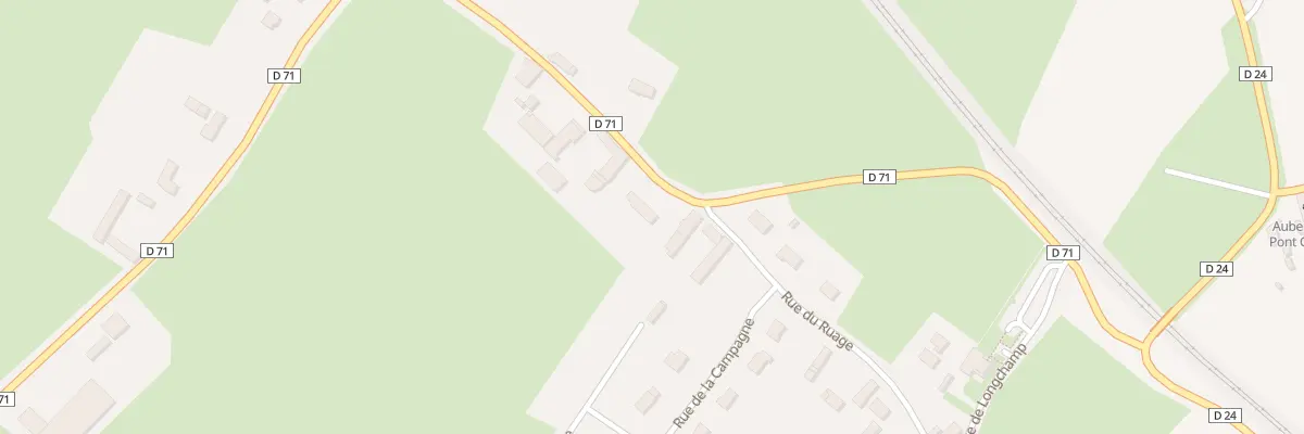 Plan du 250 Rue du Ruage à Flottemanville