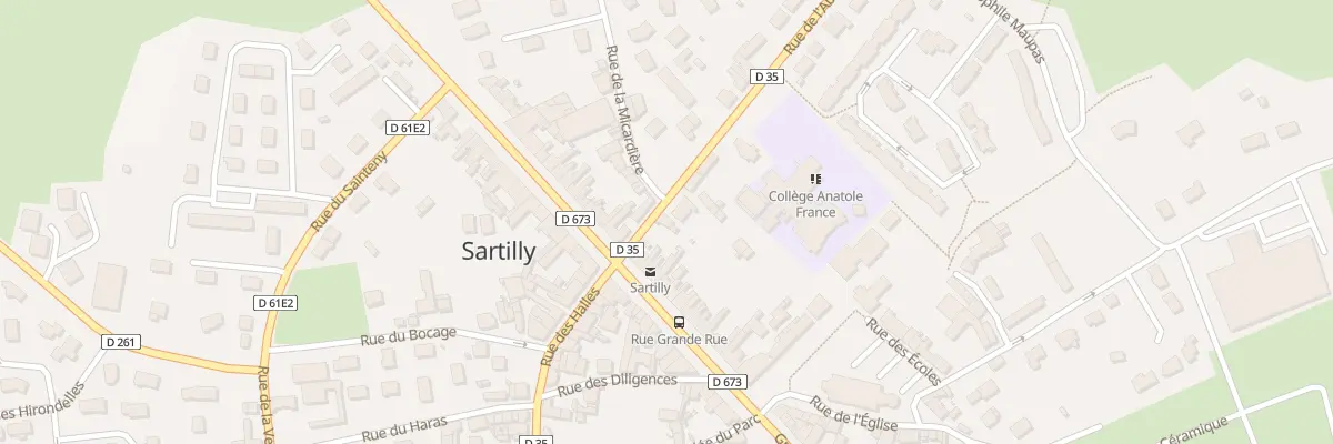 Plan du 4 Rue de l’Abbaye - Sartilly à Sartilly-Baie-Bocage