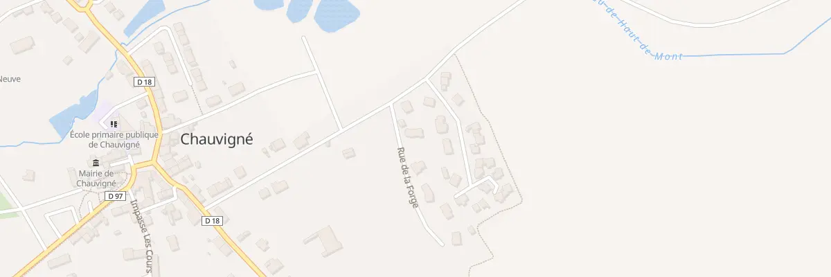 Plan du 11 Rue de la Forge à Chauvigné