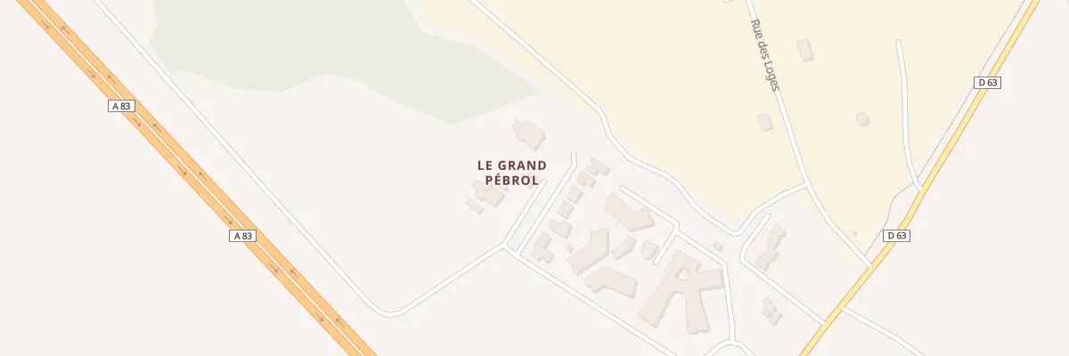 Plan du 3 Le Grand Pébrole à Montbert