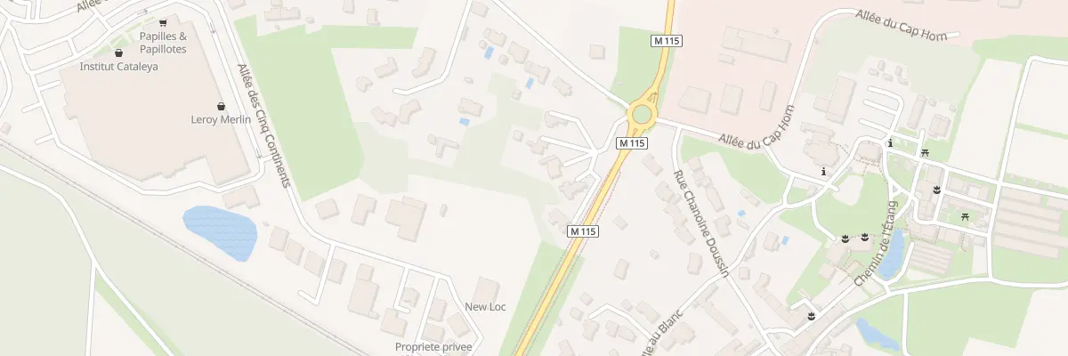 Plan du 3 All des Pigonnières à Vertou