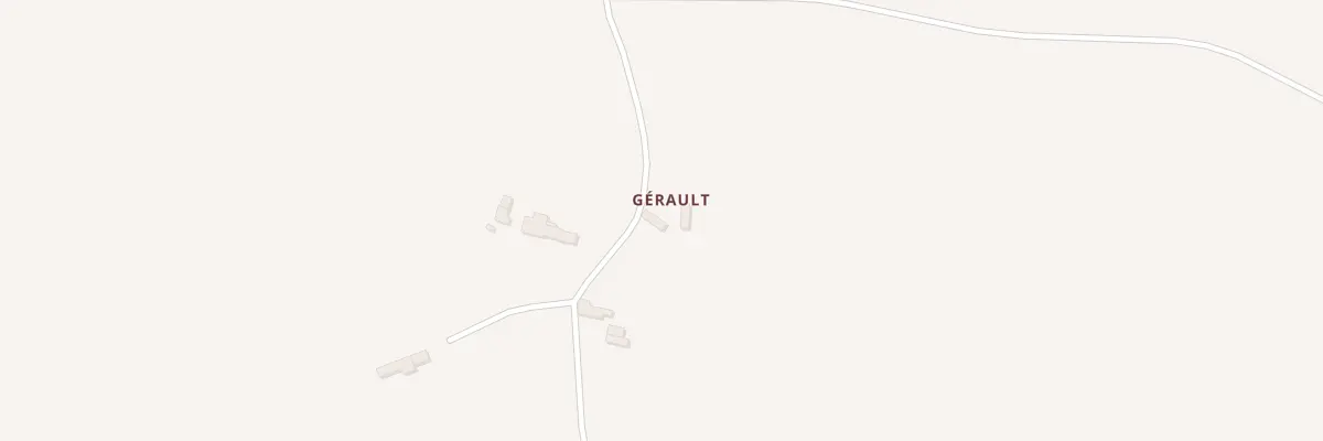 Plan du 18 Gérault au Theil-de-Bretagne