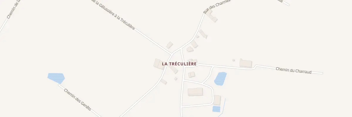 Plan du 5080 Treculiere à Montréverd