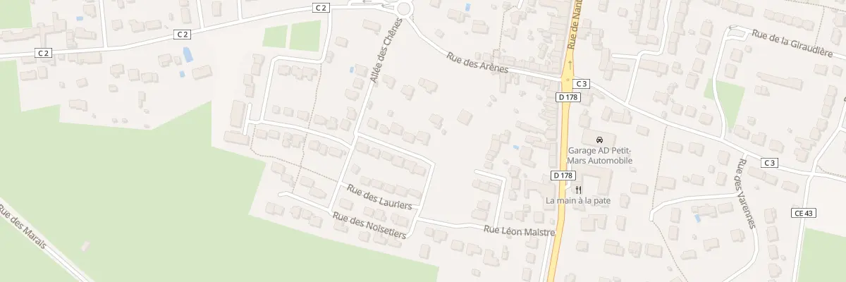 Plan du 9 Rue des Eglantiers à Petit-Mars