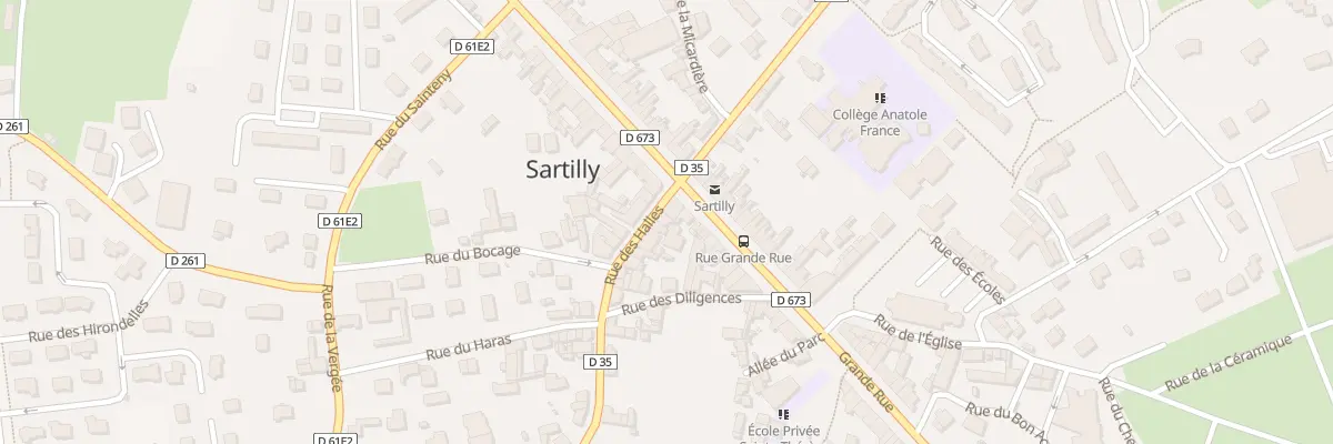 Plan du 8A Rue des Diligences - Sartilly à Sartilly-Baie-Bocage