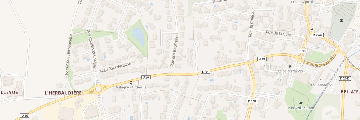 Plan du 23 Rue des boulinières à Aubigny-Les Clouzeaux