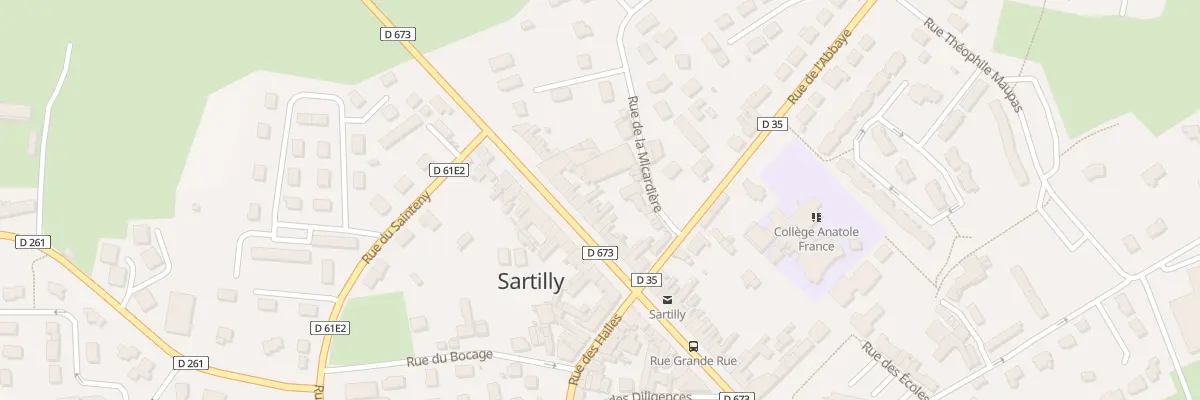 Plan du 27 Grande Rue - Sartilly à Sartilly-Baie-Bocage