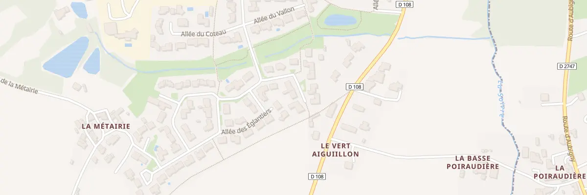 Plan du 8 All de l’Épine Blanche à Aubigny-Les Clouzeaux