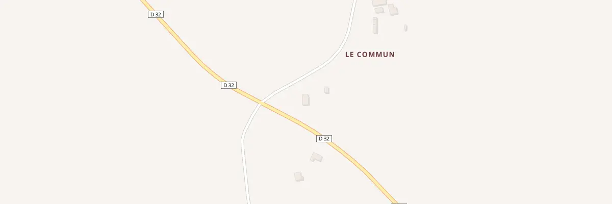 Plan du 2 Le Commun à Piré-Chancé
