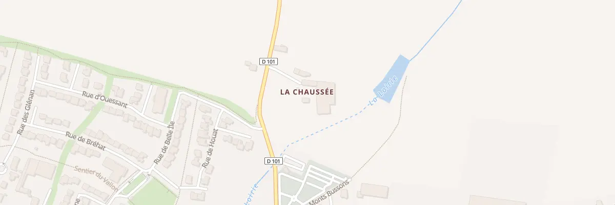 Plan du 5050 La Chaussee à Servon-sur-Vilaine