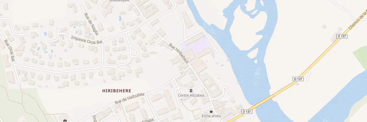Plan du 615 Rue Hiribehere à Ustaritz