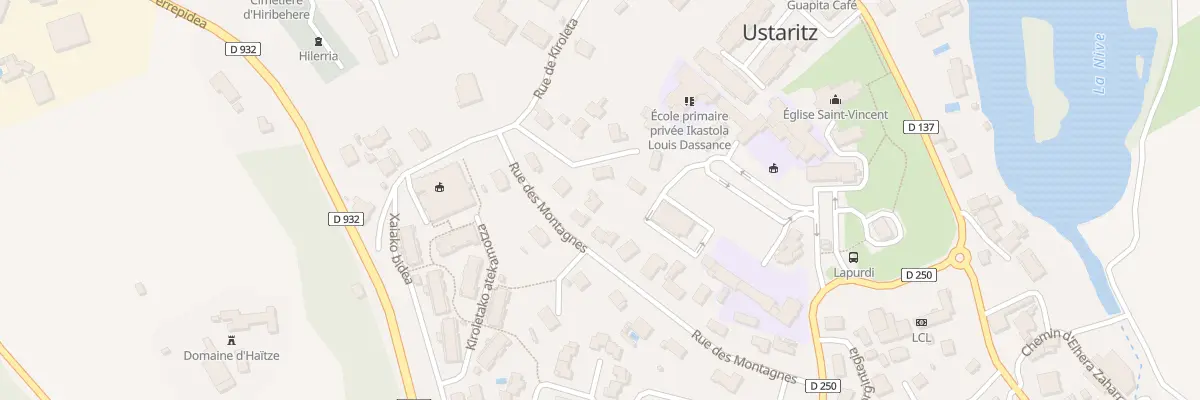 Plan du 256 Rue des Montagnes à Ustaritz