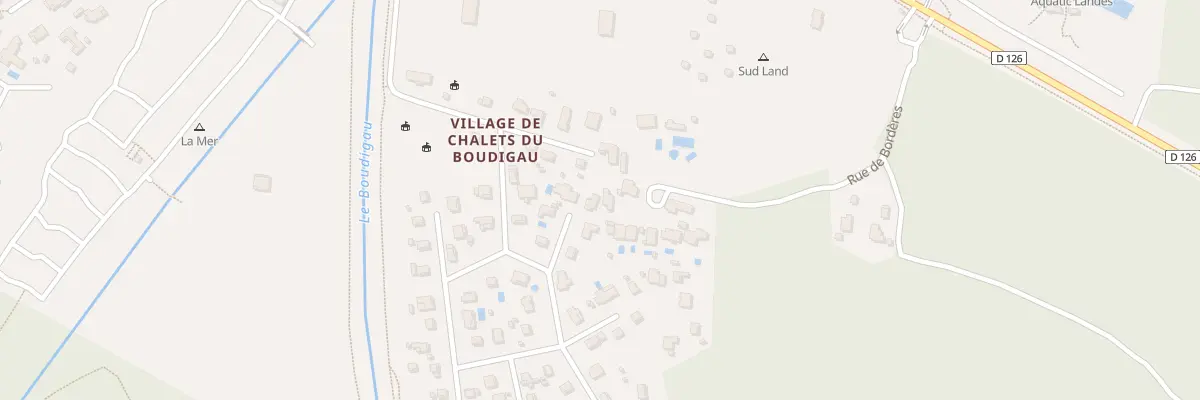 Plan du 15B Vge Chalet du Boudigau à Labenne