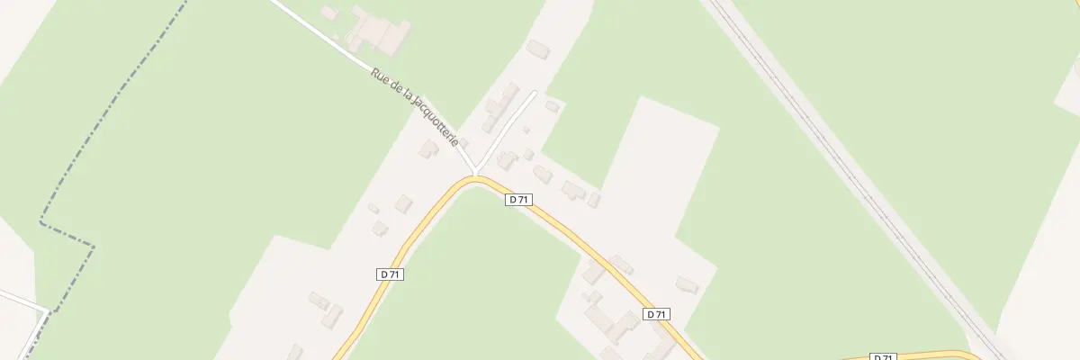 Plan du 43 Rue du Ruage à Flottemanville