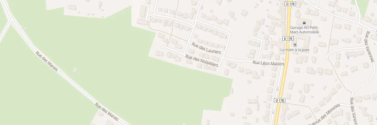 Plan du 2 Rue des Noisetiers à Petit-Mars