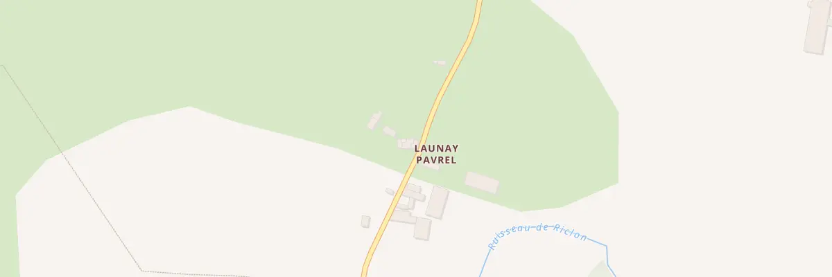 Plan du 2 Launay Pavrel à Mézières-sur-Couesnon